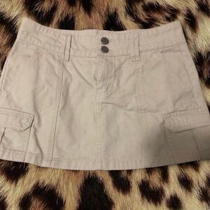 Cotton On Tan Skirt with Button Accents